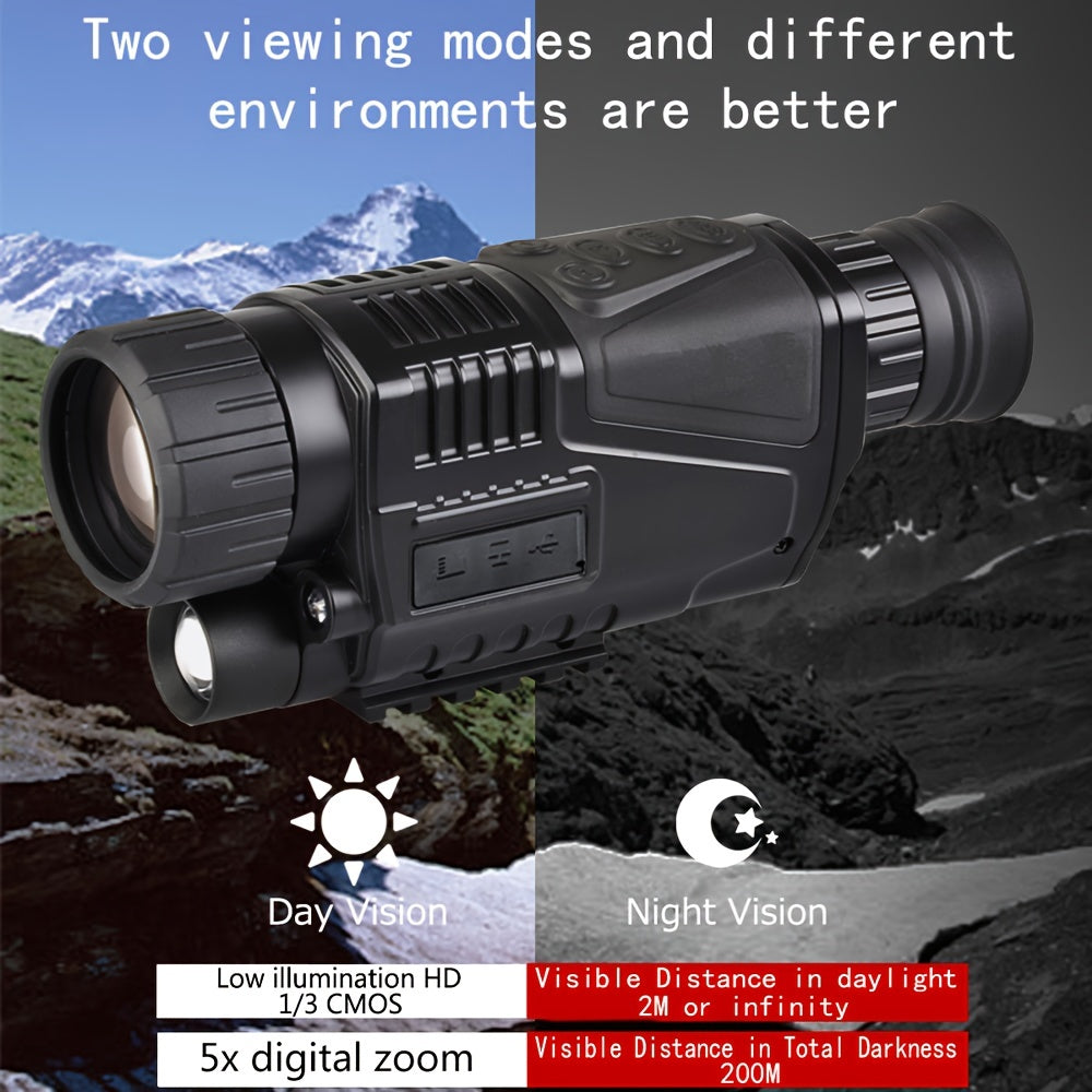 8x Digital Zoom Night Vision Monocular with 32G Memory Card