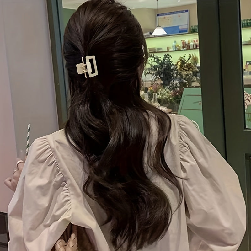4pcs Matte Hair Claw Clips Strong Hold Grip Hair Jaw Clip For Thick Hair