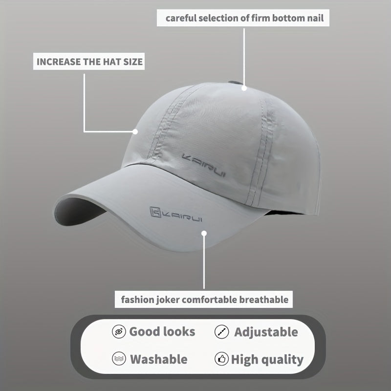 Unisex Sunshade Adjustable Baseball Cap for Outdoor Sport