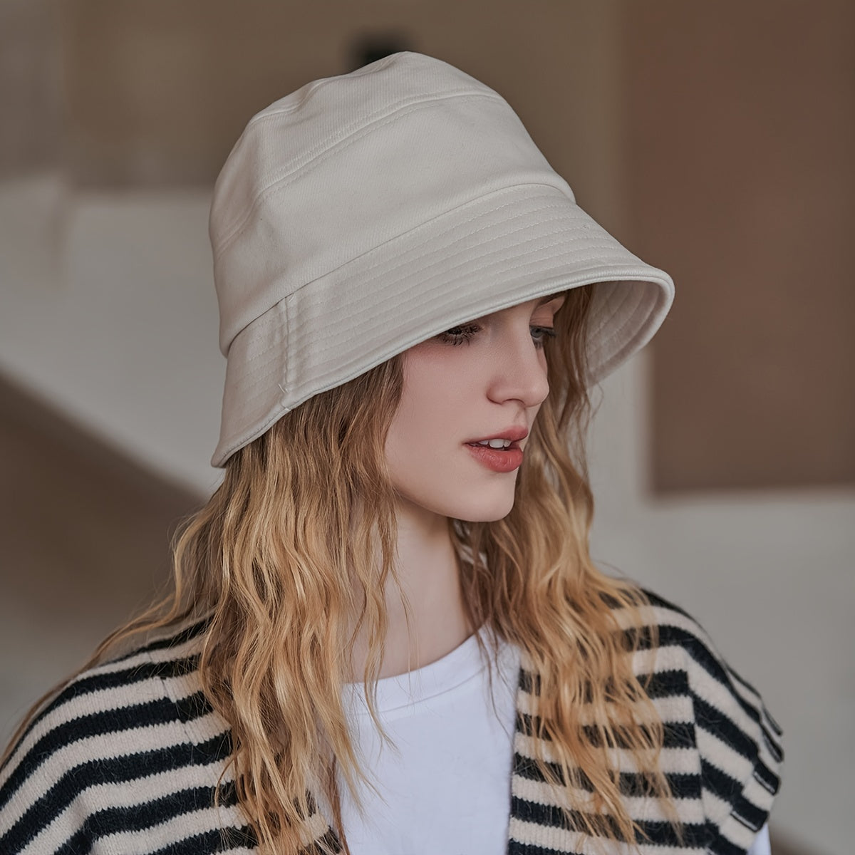 Solid Unisex Bucket Hat Assorted Colors Beach Pool Sun Caps