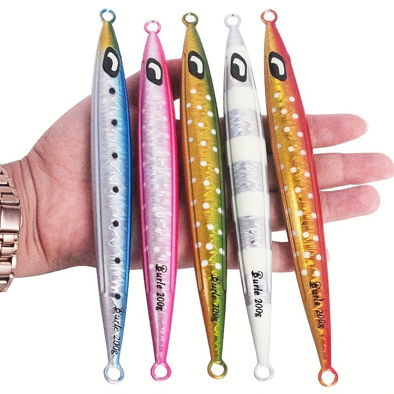 100g 150g 200g Artificial Saltwater Metal Jig Fishing Lure