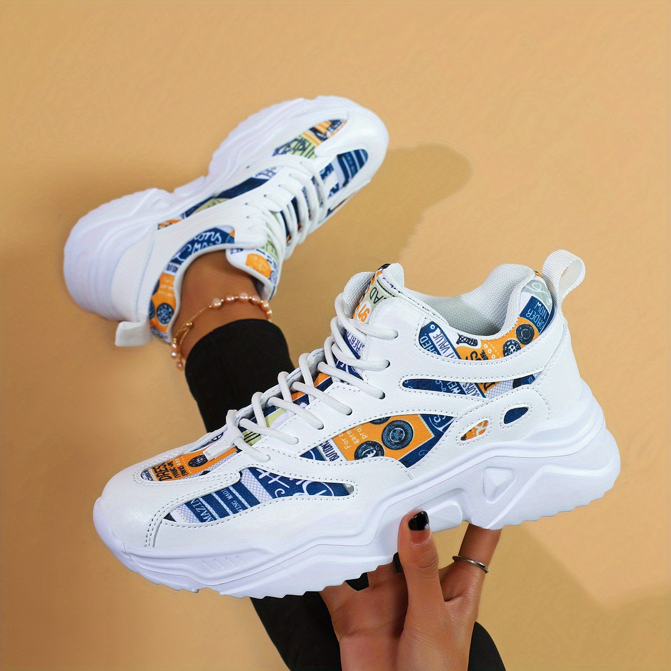 Women's Comfort Running Shoes Lace Up Walking Shoes