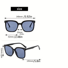 Mirror Lens Sunglasses Square Outdoor Glasses UV400