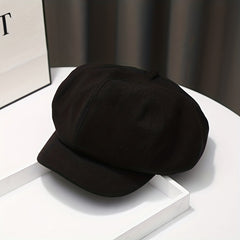 Unisex Octagonal Newsboy Cap Beret Cap
