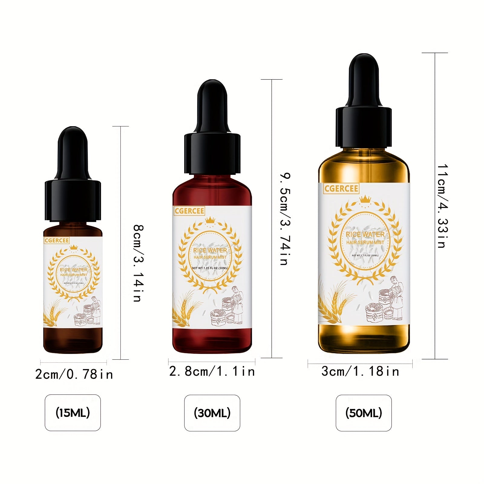 Rice Water Hair Serum Essential Hair Care Product