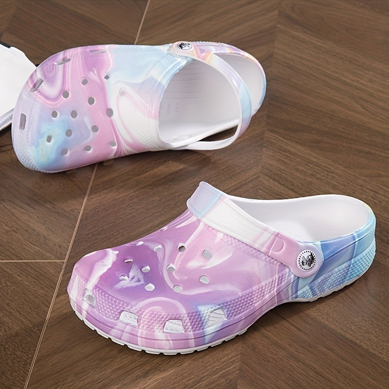 Women's Lightweight Breathable Closed Toe Clogs