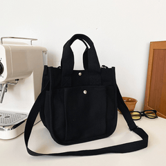 Hendia Mini Tote Bag Canvas Crossbody Purse Stylish Handbag