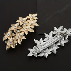 Retro Leaf Pattern Hair Clip Headwear Hair Accessories