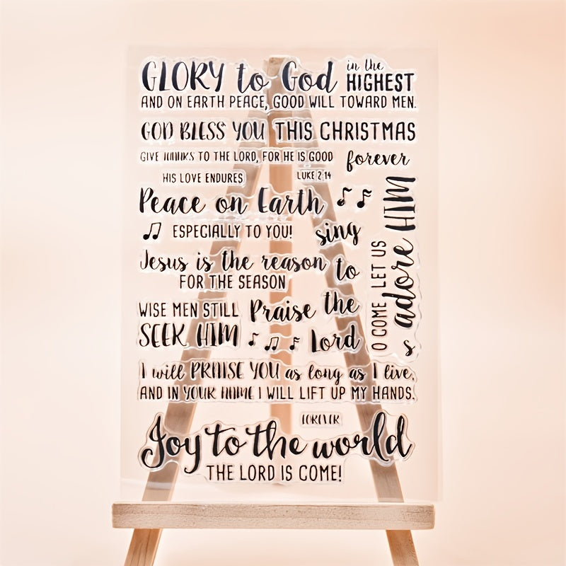 Clear Silicone Stamps for DIY Card Making Scrapbooking