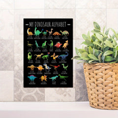 Kids Dinosaur Alphabet Wall Sticker Room Decor