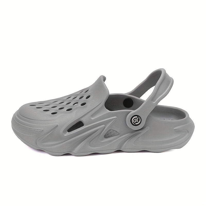 Unisex Soft Sole Comfy Clogs Hollow Out Non Slip Garden Shoes Summer