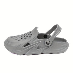Unisex Soft Sole Comfy Clogs Hollow Out Non Slip Garden Shoes Summer