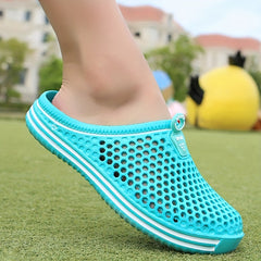 Men's Lightweight Comfy Clogs Hollow Out Non Slip Garden Shoes