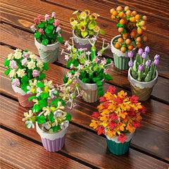Build a Flower Garden Toy for Desktop Decor