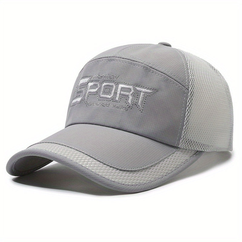 Summer Men's Baseball Cap Outdoor Sun Hat Mesh Cap