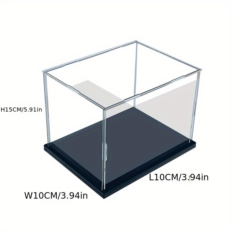 Acrylic Display Case 4x4x4 Inch for Collectibles Action Figures & Toys