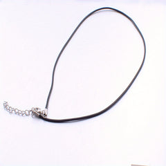 Braided Leather Cord Necklace Chain with Lobster Clasp for Jewelry Making