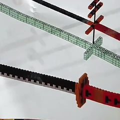 Halloween Sword Puzzle Building Blocks Toy Gift
