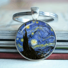 Vintage Starry Sky Keychain For Girls