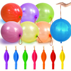 36pcs Punching Balloon Assorted Heavy Duty Party Favors Bounce Balloons
