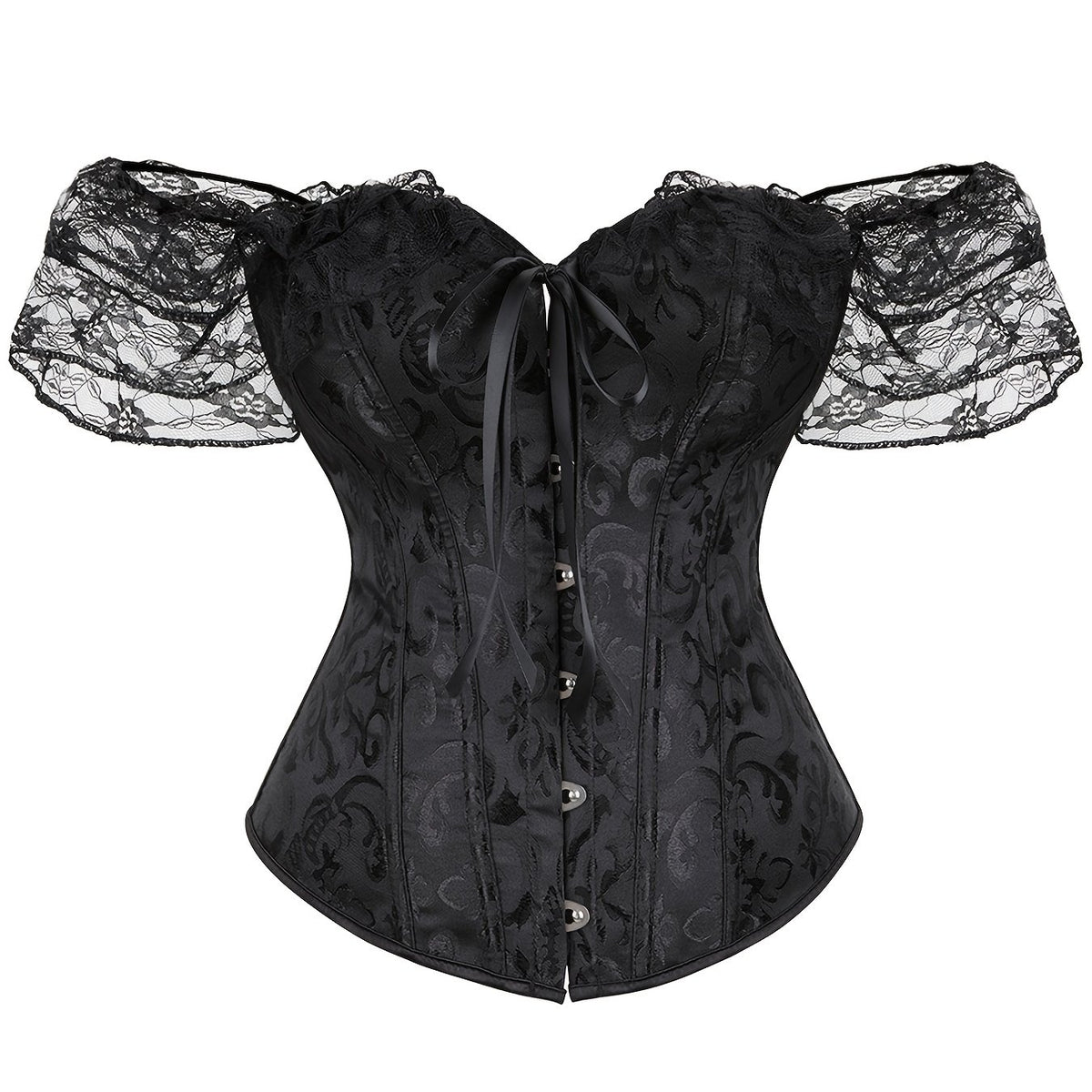 Lace Corset Bustier Tummy Control Body Shaper Women's Lingerie