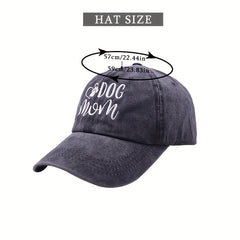 Embroidery Baseball Cap Cartoon Pet Washed Distressed Mom Dad Hats