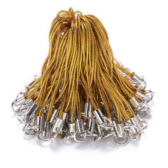 20pcs Polyester Cord Jump Ring Lanyard DIY Keychain Rope Craft Pendant