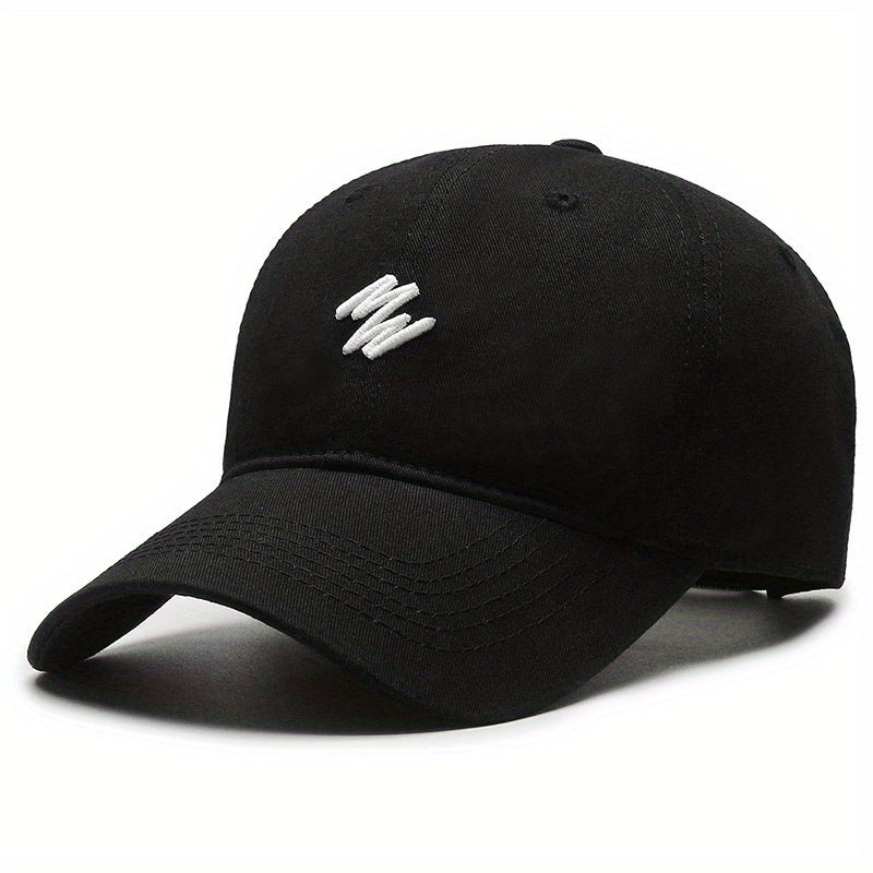 Embroidery Baseball Cap Solid Casual Dad Hat Unisex Adjustable Sun Hats