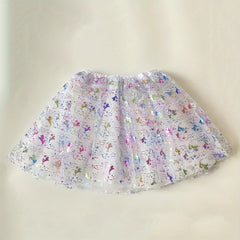 Girls' Rainbow Unicorn Headband & Skirt Set