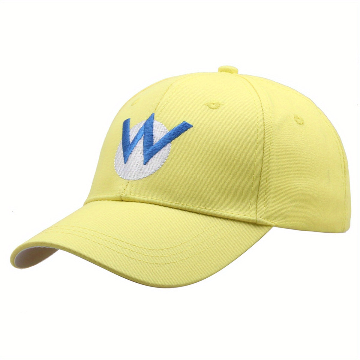 Letter Embroidery Baseball Cap Yellow Unisex Anime Golf Dad Hat