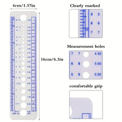 200 Colorful Knitting Markers 1pc Knitting Gauge DIY Craft Safety Pins