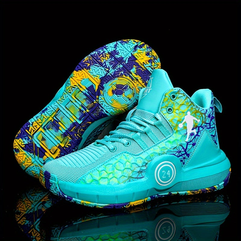 Men's Block Basketball Shoes Comfy Non Slip