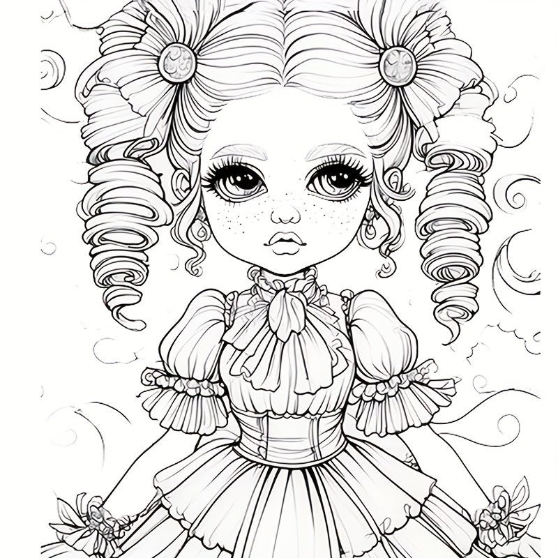 Stress-Relief Coloring Book for Teens and Adults