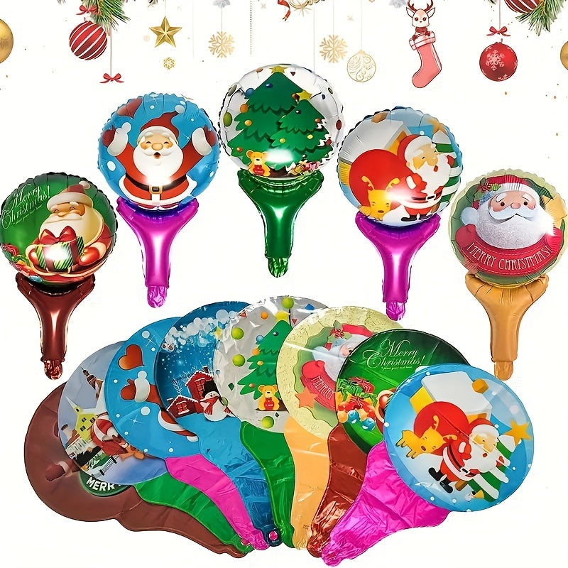 5pcs Christmas Balloons Inflatable Decorations Party Favors