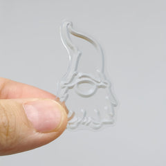 Gnome Stamp Painting Tool DIY Scrapbook Decoration Silicone Stamp
