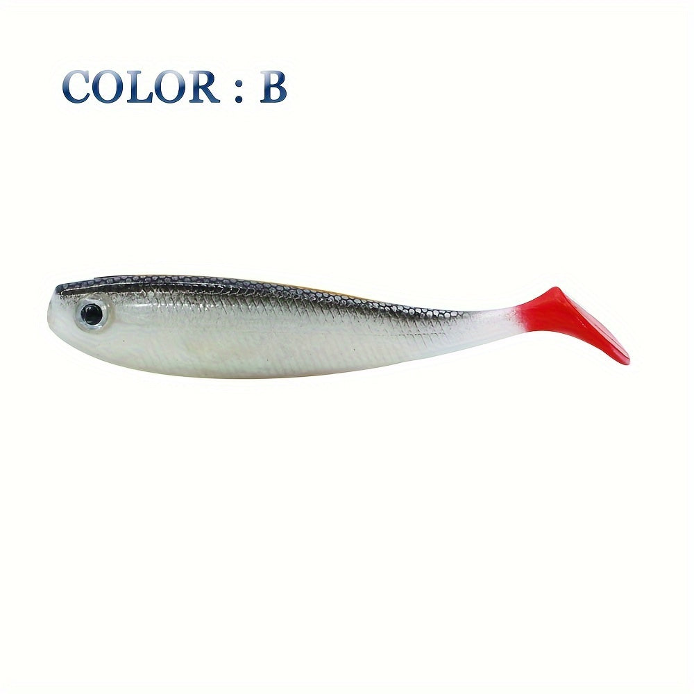 2pcs 12g T Tail Soft Fishing Lures Artificial Wobblers Fishing Tackle