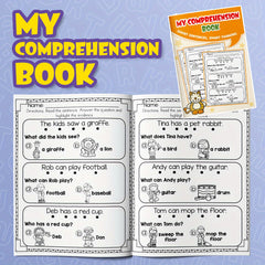 Kids Comprehension Book: Engaging Stories & Writing Activities