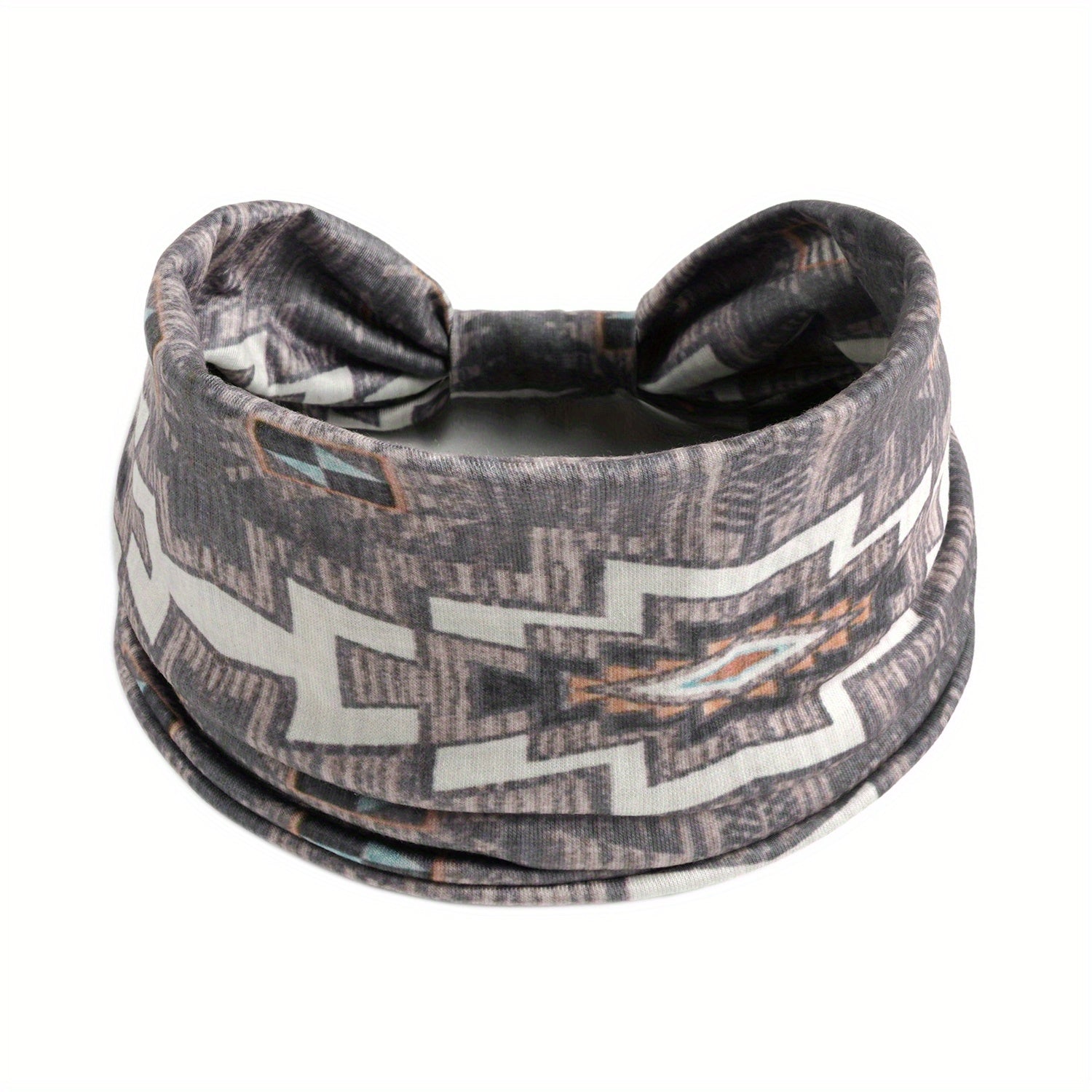 Boho Vintage Headband Hair Band Wide Knotted Bandana