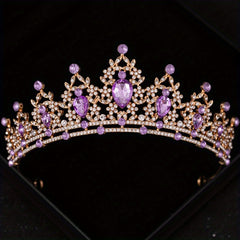 Rhinestone Crystal Crown Wedding Hair Accessory