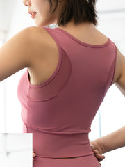Stretch Running Sports Tank Top Sleeveless Yoga Workout Top