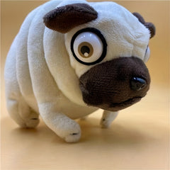 Plush Fat Dog Stuffed Animal Soft Cuddle Pet Toy