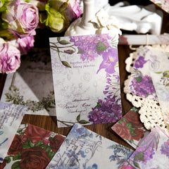 30 Sheets Floral Landscape Paper for Journal Collage