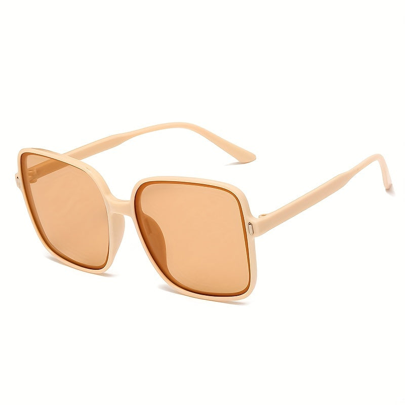 Oversized Square Sunglasses Jelly Gradient Glasses UV400