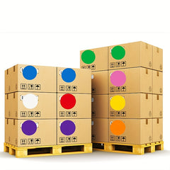 160pcs Color Round Labels for Storage Classification and Gift Packaging