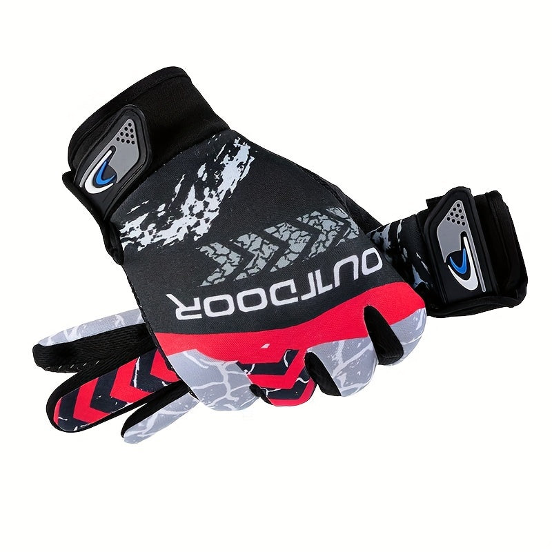 Windproof Warm Sports Gloves For Outdoor Activities