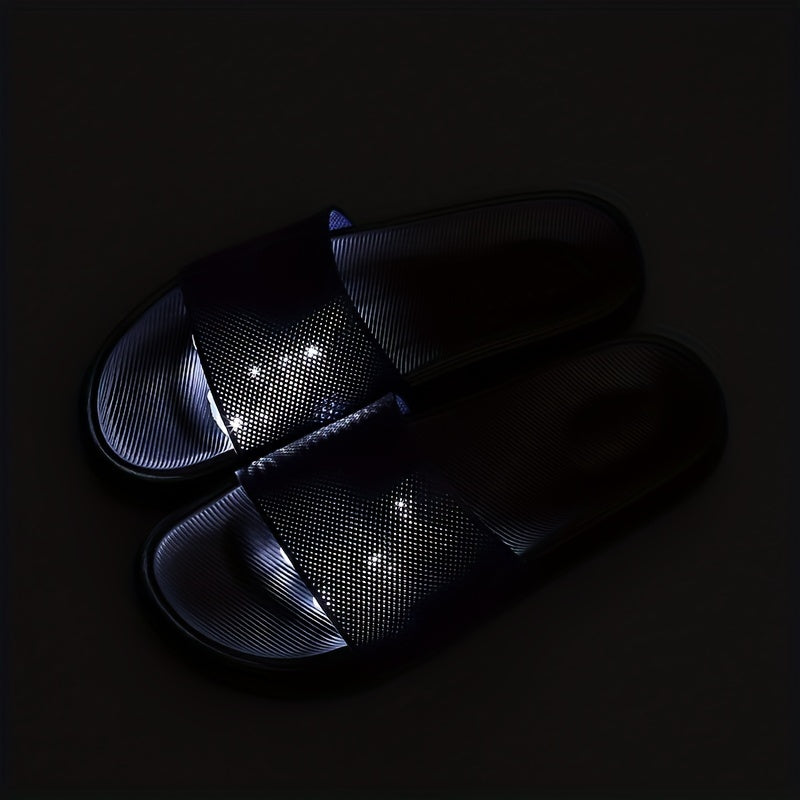 Men's Lightweight Slip On Slides Soft Sole House Slippers