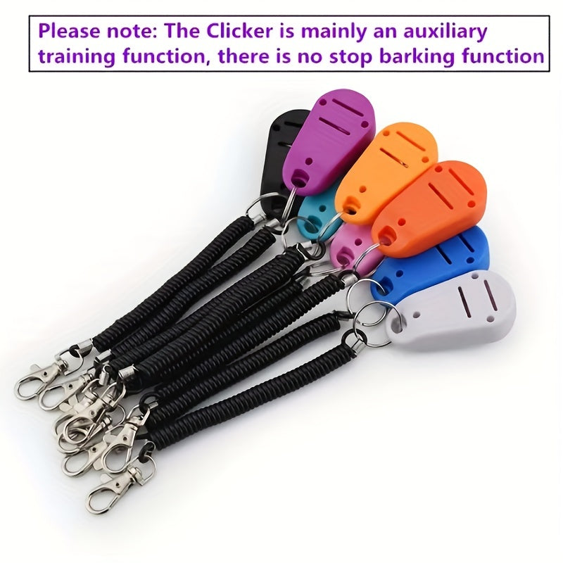 Pet Training Clicker with Wrist Strap - Improve Behavior and Communication