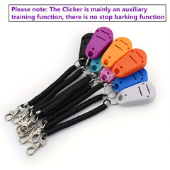Pet Training Clicker with Wrist Strap - Improve Behavior and Communication