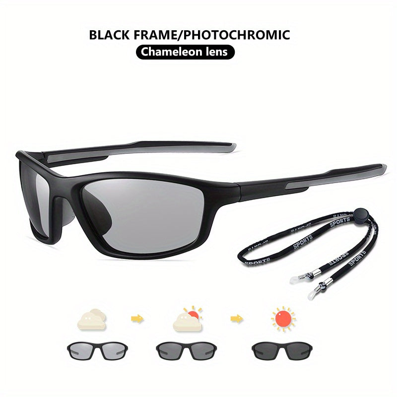 Polarized Sports Sunglasses Anti UV Driving Cycling Shades