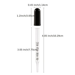 1ml Essential Oil Glass Dropper for Medical Use